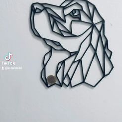 Cocker-geometrico.jpg Cocker Spaniels dog in geometrical shape for decoration
