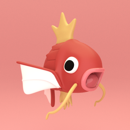 🐉 Magikarp・ STL File for ・Cults