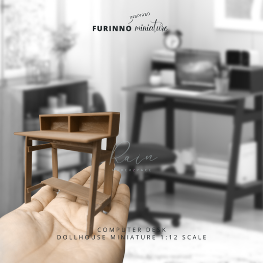 🖥️ Mini Computer Desk, Furinno-INSPIRED Simplistic A Frame Computer ...