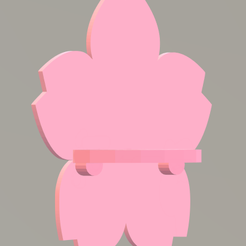 paredf-2.png Archivo STL gratuito sakura Stand Pared・Idea de impresión 3D para descargar