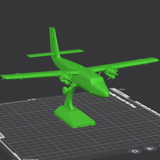 DHC-6 Twin Otter desktop model 3D model
