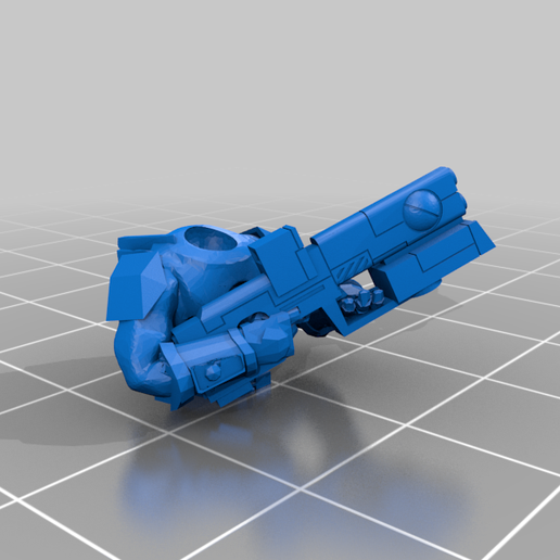 Fish People Scout Assembled Torsos 3D model