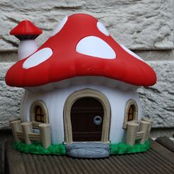Mushroom Fairy House (Container)
