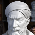 27Avicenna_frame14_3saten.png Avicenna Bust – Sculpture 3D Printable STL File