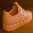 pumpkin-shoe2.png Pumpkin Sneaker Keychain | Halloween 3D Printable STL