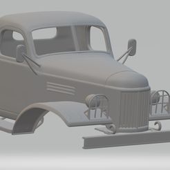 foto 1.jpg Fichier STL Camion à cabine imprimable ZIL 157・Design à télécharger et à imprimer en 3D