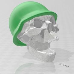 Soldierskull1.JPG Skull of a Worldwarsoldier screaming - Soldier Skull