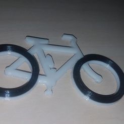88197268_1062180010830369_2364858350941765632_o.jpg STL file keychain Vélo_bicycle keychain・3D print object to download