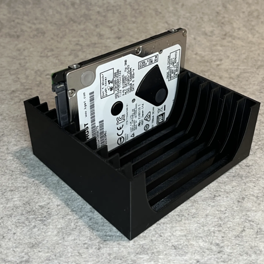 Storage box holder for 10x 2,5" HDD drive