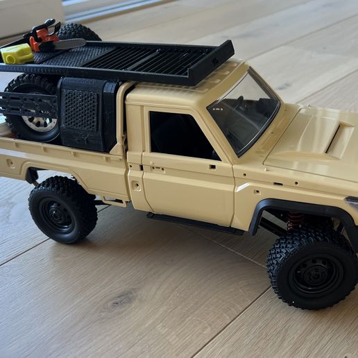 🛏️ 70 SERIES LAND CRUISER (MN82) OVERLAND BED ATTACHMENT 1:12 RC ...