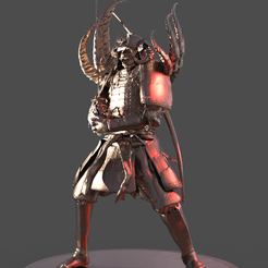 i eS | a Download OBJ file Arch Horned Demon Armour・Model to download and 3D print, aramar