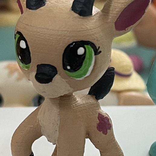 🦌 LPS Custom Gazelle Mold・ STL File for 3D printing・Cults