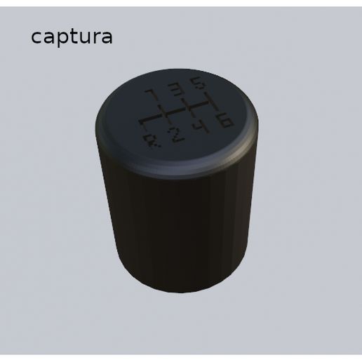 Gear shift knob. Gear shift knob. (135_R246) 3D model