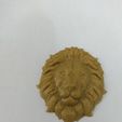 lion tête bas-relief modèle pour cnc, Alkhimey