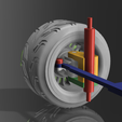 Cyber-Wheel-26mm-02.png 1/24 Cyberpunk style wheels for scale model cars