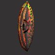 Ikenga_shield3.jpg African Warrior Shield 3D Model