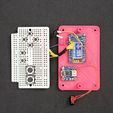 ezkey-charger-mounted.jpg Download free STL file DIY Bluetooth Gamepad • 3D printer model, Adafruit