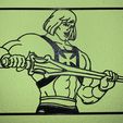 He-Man-3.jpg He-Man - Framed Lithograph