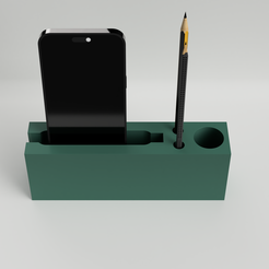 STL file Organizer holder for pens and pencils Initials C - Porta penne e  matite Iniziali C 🪞・Model to download and 3D print・Cults