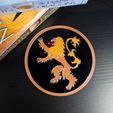 db81a7f0ce9e493532d70314fda2d000_display_large.jpg Multi-Color Game of Thrones Coaster - House Lannister