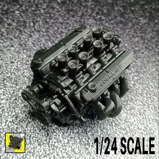 SHELBY COBRA 427FE エンジン模型 エンジン 模型(1:6 シェルビー コブラ 427 FEエンジン)シボレー