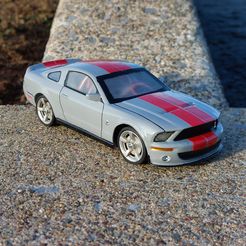 GT500-Front.jpg STL file 07 Mustang GT500 Body Shell (Xmod and MiniZ)・3D printer model to download