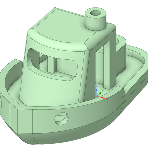 Free STL file Custom Benchy Design in Designspark Mechanical by W3DE