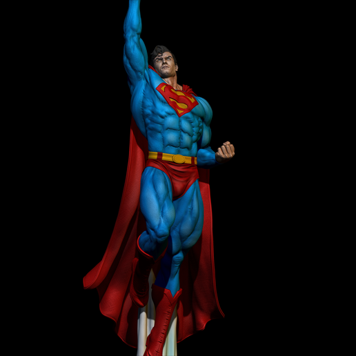 🦸‍♂️ superman collectible 3D print model・ STL File for 3D printing・Cults