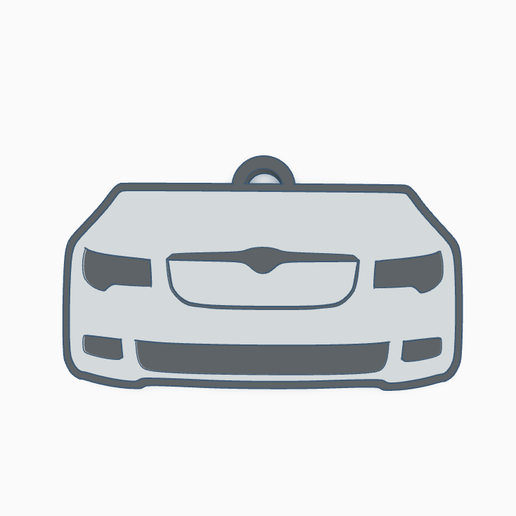 superb2_1.png Skoda Superb Mk2 Keychain
