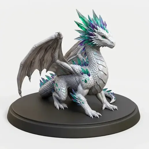 Adult ice dragon