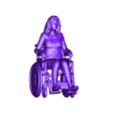 N1 Disable woman on wheelchair_500k_21.5.stl N1 Disable woman on wheelchair