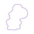 yoshi cortador.stl Paper Mario Cookie Cutter