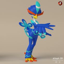 quaquaval-pack.jpg Файл STL Покемон кваквал・Модель для загрузки и печати в формате 3D