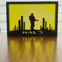 20201020_163707.jpg Fichier STL gratuit Art de la silhouette au halo・Idée pour impression 3D à télécharger