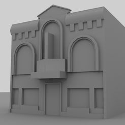 edificio3-2.jpg Fichier STL Théâtre classique américain・Modèle à télécharger et à imprimer en 3D
