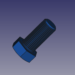 Schraube2.png Archivo 3D gratis Pernos con tuerca grandes M64, M56, M48 / 9 piezas・Plan de impresión en 3D para descargar