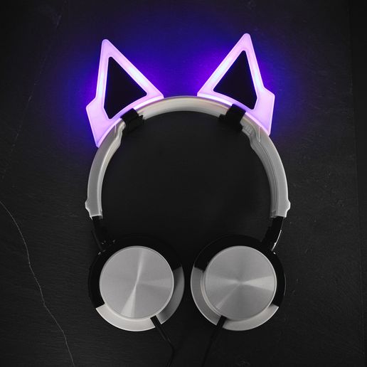 2025_06_07_Cyberpunk_Cat_Ears_RGB_LED_0013.jpeg Orelhas de gato Cyberpunk com LED RGB