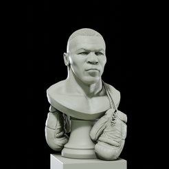 r8.png MIke Tyson 3D Bust for printing