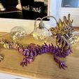Flexi Print-in-Place Imperial Dragon with 3MF Included!