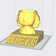 4.png cute lady-Home sweet home planter pot