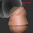 Butt-Lock.png [KABBIT BJD]  - Mobility Hip and Thighs + Heart Knees - (For FDM and SLA Printers)