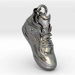 Untitled-3.jpg STL-Datei Nike Air Jordan 4 Anhänger, Charme, oder Dekoration.・Modell zum Herunterladen und 3D-Drucken