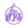 Moto_3mm.STL Ornamento natalizio in moto