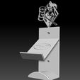 Preview03.jpg CONTROLLER AND HEADSET HOLDER - ARLEQUINA MODEL 3D PRINT MODEL