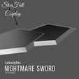5.png Nightmare Sword 3D Model Arknights