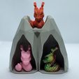 20221226_133756-edit.jpg Free STL file Cali-Dragon Cave・3D print model to download