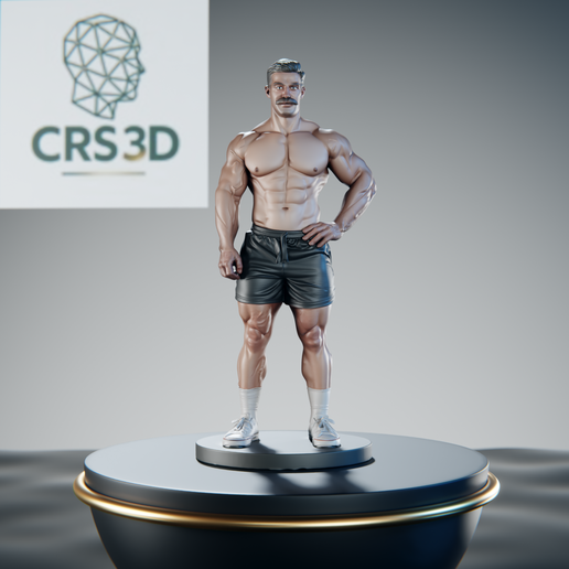 ♂️ Bodybuilder Anatomy Male Fitness Sculpture・ 3D File for 3D printing ...
