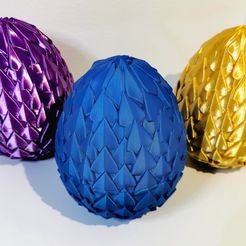 IMG_20230316_083756.jpg STL file Dragon egg threaded・3D print object to download