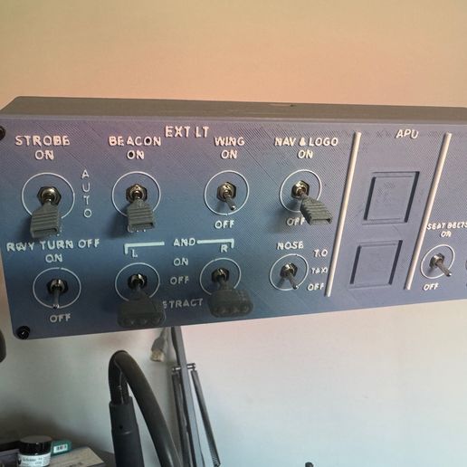 IMG_6342.jpeg Airbus A320 Axxx OVH Overhead Panel DIY Flight Simulator XPlane