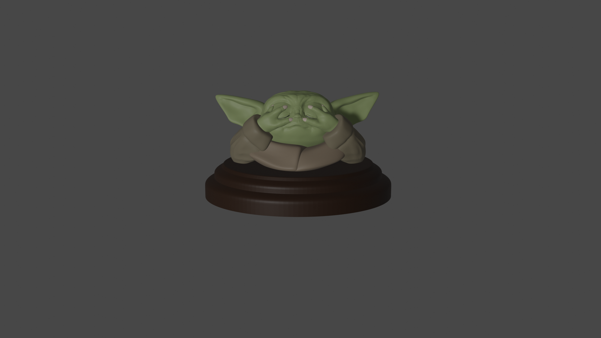 5 ciego.png Download STL file Baby Yoda - the mandalorian pack • 3D printing design, Aslan3d